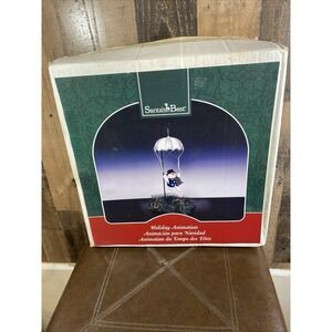 Santa's Best Holiday Animated Parachute Snowman 2002 Vintage New